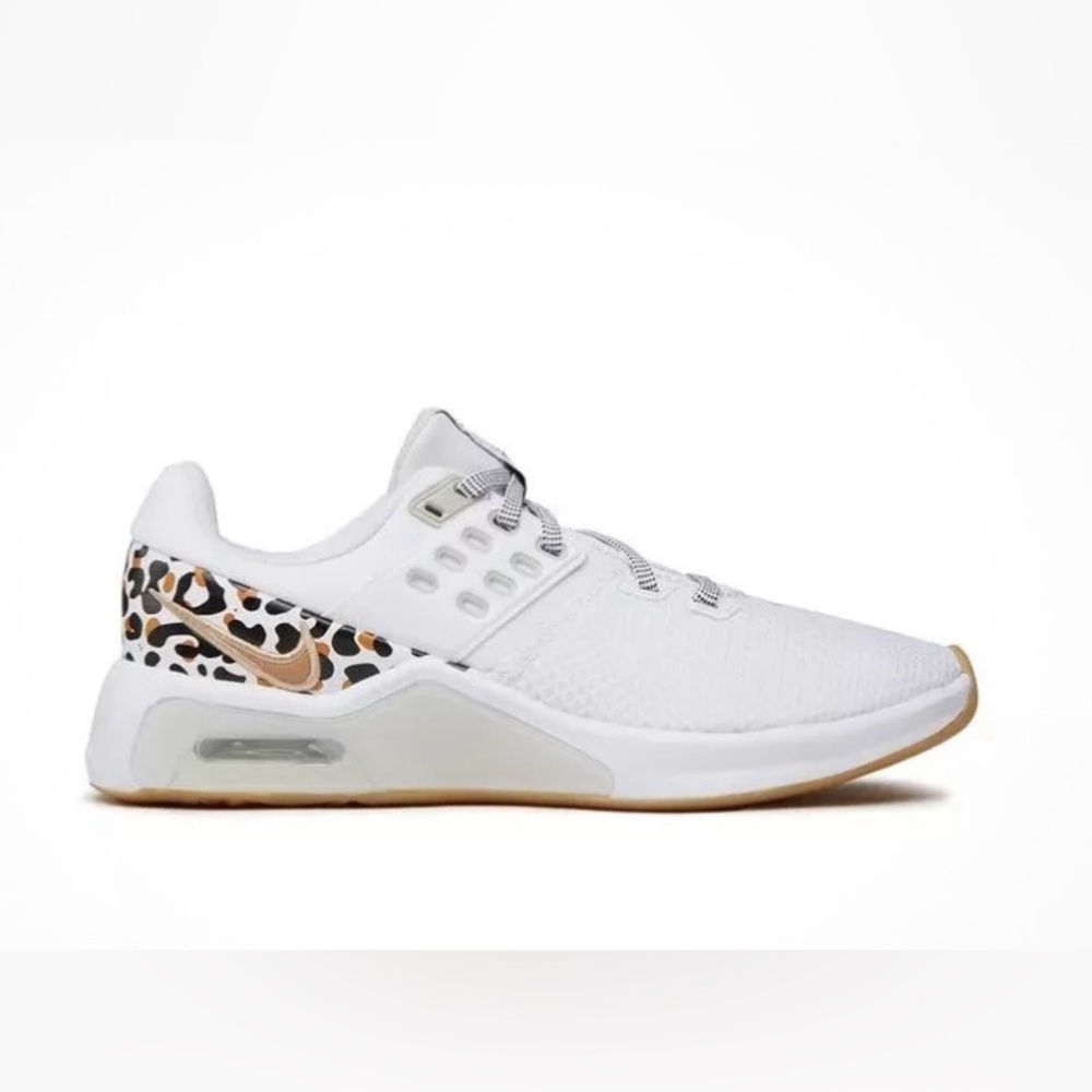 Nike Women's Air Max Bella TR 4 Premium White Leopard Print - DA2748-105 Size 8